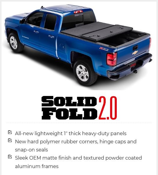 EXTANG SOLID FOLD 2.0 HARDFOLDING TONNEAU COVER.